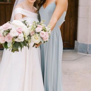 DESSY GROUP BRIDESMAID COLOR: “WILLOW” SIZE 2R